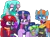 Size: 1409x1056 | Tagged: safe, artist:徐詩珮, derpibooru import, fizzlepop berrytwist, glitter drops, grubber, spike, spring rain, tempest shadow, twilight sparkle, twilight sparkle (alicorn), alicorn, dragon, unicorn, series:sprglitemplight diary, series:sprglitemplight life jacket days, series:springshadowdrops diary, series:springshadowdrops life jacket days, my little pony: the movie, alternate universe, bisexual, broken horn, chase (paw patrol), clothes, cute, female, glitterbetes, glitterlight, glittershadow, horn, lesbian, lifeguard, lifeguard spring rain, marshall (paw patrol), paw patrol, polyamory, rocky (paw patrol), rubble (paw patrol), shipping, simple background, skye (paw patrol), sprglitemplight, springbetes, springdrops, springlight, springshadow, springshadowdrops, tempestbetes, tempestlight, transparent background, vector, winged spike, zuma (paw patrol)