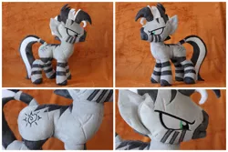 Size: 2550x1700 | Tagged: artist:top plush, collage, derpibooru import, fallout, fallout equestria, fanfic, fanfic art, injured, irl, oc, oc:xenith, photo, plushie, safe, scar, solo, unofficial characters only, zebra