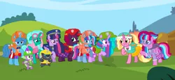 Size: 2340x1080 | Tagged: safe, artist:徐詩珮, derpibooru import, fizzlepop berrytwist, glitter drops, grubber, luster dawn, spike, spring rain, tempest shadow, twilight sparkle, twilight sparkle (alicorn), oc, oc:bubble sparkle, oc:nova sparkle, oc:velvet berrytwist, alicorn, pony, bubbleverse, series:sprglitemplight diary, series:sprglitemplight life jacket days, series:springshadowdrops diary, series:springshadowdrops life jacket days, my little pony: the movie, adopted offspring, alicornified, alternate universe, base used, bisexual, broken horn, chase (paw patrol), clothes, cute, everest (paw patrol), female, glitterbetes, glittercorn, glitterlight, glittershadow, horn, lesbian, lifeguard, lifeguard spring rain, luster dawn is sprglitemplight's daughter, magical lesbian spawn, magical threesome spawn, marshall (paw patrol), mother and child, mother and daughter, multiple parents, next generation, offspring, parent:glitter drops, parent:spring rain, parent:tempest shadow, parent:twilight sparkle, parents:glittershadow, parents:sprglitemplight, parents:springdrops, parents:springshadow, parents:springshadowdrops, paw patrol, polyamory, race swap, shipping, siblings, sisters, skye (paw patrol), sprglitemplight, springbetes, springcorn, springdrops, springlight, springshadow, springshadowdrops, tempestbetes, tempesticorn, tempestlight, tracker (paw patrol), zuma (paw patrol)