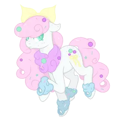 Size: 646x642 | Tagged: safe, artist:demure-doe, derpibooru import, oc, oc:sweet bouquet, earth pony, earth pony oc, solo