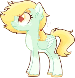 Size: 2322x2406 | Tagged: safe, artist:kurosawakuro, derpibooru import, oc, pegasus, pony, female, magical lesbian spawn, mare, offspring, parent:applejack, parent:derpy hooves, parents:derpyjack, simple background, solo, transparent background