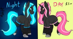 Size: 2000x1075 | Tagged: safe, derpibooru import, oc, unofficial characters only, pony, unicorn, adoptable, day, glowy, night