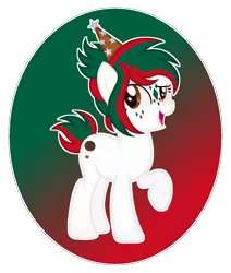 Size: 1085x1281 | Tagged: safe, artist:razorbladetheunicron, derpibooru import, oc, oc:thrill seeker, unofficial characters only, earth pony, pony, base used, birthday, face markings, facial markings, female, gradient background, hat, mare, party hat, simple background, solo, transparent background