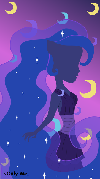 Size: 1500x2669 | Tagged: safe, artist:onlymeequestrian, derpibooru import, princess luna, equestria girls, solo, wallpaper