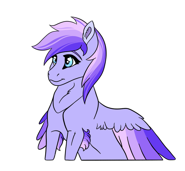 Size: 3241x3000 | Tagged: safe, artist:venommocity, derpibooru import, oc, oc:astra, pegasus, pony, colored wings, female, mare, multicolored wings, offspring, parent:dumbbell, parent:rainbow dash, parents:dumbdash, simple background, solo, white background, wings