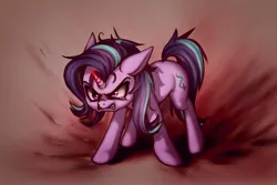 Size: 1280x854 | Tagged: safe, artist:zetamad, derpibooru import, starlight glimmer, pony, unicorn, 200% mad, angry, atg 2020, female, mare, meme, messy mane, newbie artist training grounds, rage, ragelight glimmer, solo, tears of rage, teary eyes