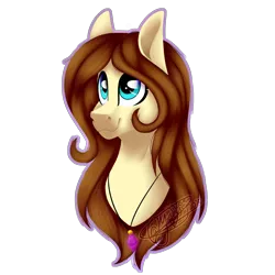 Size: 2000x2000 | Tagged: safe, artist:jessy2015, deleted from derpibooru, derpibooru import, oc, oc:jessie, pony, bust, female, mare, portrait, simple background, solo, transparent background