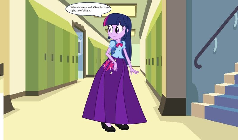 Size: 1280x756 | Tagged: safe, artist:starman1999, derpibooru import, twilight sparkle, twilight sparkle (alicorn), alicorn, equestria girls, clothes, long skirt, skirt, solo