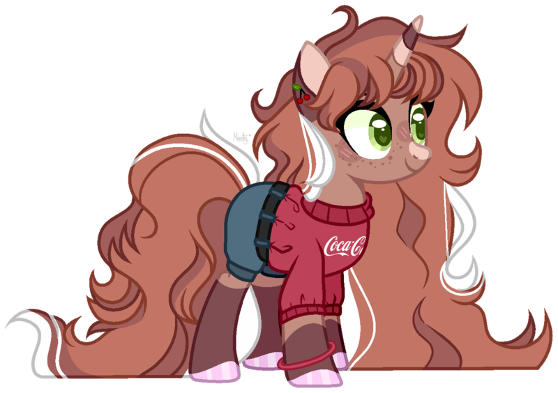 Size: 1280x903 | Tagged: safe, artist:mintoria, derpibooru import, oc, oc:fizzle, unofficial characters only, pony, unicorn, clothes, shorts, simple background, solo, sweater, transparent background