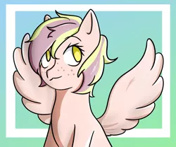 Size: 2400x2000 | Tagged: safe, artist:kosaa4, derpibooru import, oc, oc:lavender whisper, unofficial characters only, pegasus, pony, freckles, male, spread wings, wings