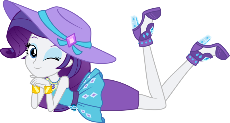 Size: 6000x3224 | Tagged: safe, artist:sugar-loop, artist:twilirity, derpibooru import, rarity, camping must-haves, equestria girls, equestria girls series, spoiler:eqg series (season 2), .svg available, absurd resolution, belt buckle, bracelet, clothes, cutie mark, cutie mark on clothes, female, frilly design, geode of shielding, hat, high heels, image, inkscape, jewelry, magical geodes, one eye closed, pencil skirt, pendant, png, pose, shoes, simple background, skirt, sleeveless, smiling, solo, sunhat, transparent background, vector, wink, winking at you