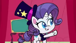 Size: 1920x1080 | Tagged: safe, derpibooru import, screencap, rarity, pony, unicorn, my little pony: pony life, magician rarity