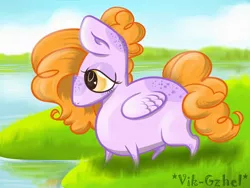 Size: 1280x960 | Tagged: safe, artist:victorgzhel, derpibooru import, oc, pegasus, pony, chubbie, female, mare, solo