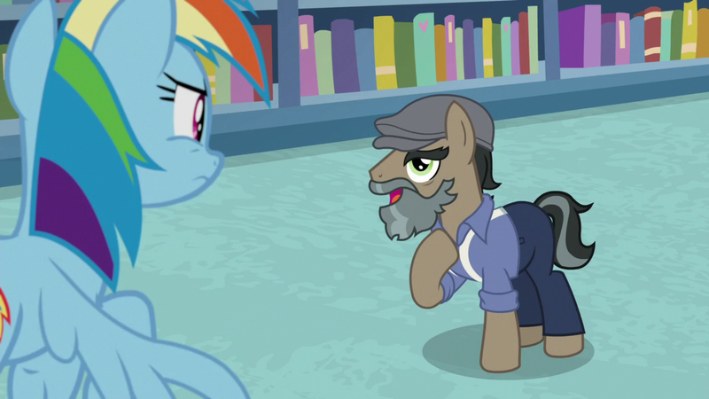 Size: 1920x1080 | Tagged: safe, derpibooru import, screencap, doctor caballeron, rainbow dash, daring doubt, groom q.q. martingale