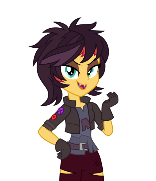 Size: 6008x7000 | Tagged: safe, artist:emeraldblast63, derpibooru import, sunset shimmer, vampire, costume conundrum, costume conundrum: sunset shimmer, equestria girls, equestria girls series, spoiler:choose your own ending (season 2), spoiler:eqg series (season 2), absurd resolution, background pony strikes again, clothes, costume, dnp, looking at you, simple background, smiling, solo, transparent background, vampire shimmer, vector