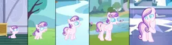 Size: 4140x1088 | Tagged: age progression, artist:~, artist:tech-kitten, base used, blank flank, derpibooru import, oc, oc:tilde, offspring, parent:princess cadance, parent:shining armor, parents:shiningcadance, pegasus, safe, unofficial characters only