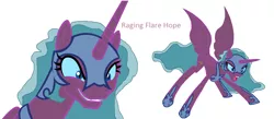 Size: 1630x710 | Tagged: safe, artist:snoopy7c7, derpibooru import, idw, radiant hope, alicorn, pony, fanfic:welcome princess light breeze, base artist needed, bases used, fanfic art, nightmarified, raging flare hope, solo