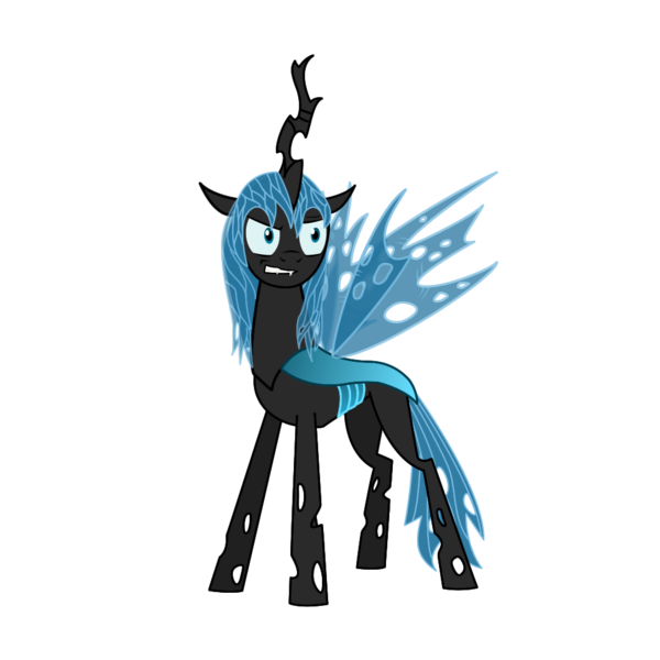 Size: 1000x1000 | Tagged: changeling, changeling oc, changeling queen, changeling queen oc, derpibooru import, female, oc, oc:queen amygdala, safe, simple background, solo, transparent background, vector