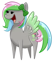 Size: 943x1082 | Tagged: safe, artist:xbeautifuldreamerx, derpibooru import, oc, oc:bow serenade, pegasus, pony, chibi, female, mare, simple background, solo, transparent background