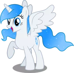 Size: 2474x2423 | Tagged: safe, artist:decprincess, deleted from derpibooru, derpibooru import, oc, oc:white flare, unofficial characters only, alicorn, pony, horn, simple background, solo, transparent background, wings