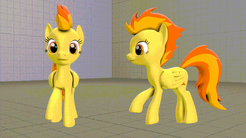 Size: 1280x720 | Tagged: 3d, animated, artist:jayriavieock, cute, cutefire, dancing, derpibooru import, duality, prancing, safe, self ponidox, source filmmaker, spitfire, trotting, trotting in place