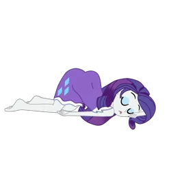 Size: 2952x2952 | Tagged: suggestive, artist:gmaplay, derpibooru import, rarity, equestria girls, ass, ass up, barefoot, butt, eyes closed, face down ass up, feet, female, legs, rearity, simple background, sleeping, slumped, solo, solo female, transparent background
