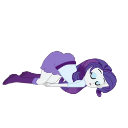 Size: 2952x2952 | Tagged: suggestive, alternate version, artist:gmaplay, derpibooru import, rarity, equestria girls, ass, ass up, butt, eyes closed, face down ass up, female, rearity, simple background, sleeping, slumped, solo, solo female, transparent background