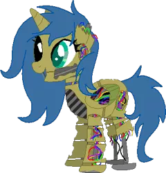 Size: 366x381 | Tagged: safe, artist:westrail642fan, derpibooru import, oc, oc:crystal sky, unofficial characters only, alicorn, pony, robot, rise and fall, alicorn oc, animatronic, female, five nights at freddy's, horn, mare, simple background, solo, spring-lock, spring-lock animatronic, transparent background, wings