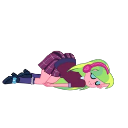 Size: 2952x2952 | Tagged: suggestive, artist:gmaplay, derpibooru import, lemon zest, equestria girls, ass, ass up, butt, clothes, crystal prep academy uniform, eyes closed, face down ass up, female, school uniform, simple background, sleeping, slumped, smiling, solo, solo female, transparent background, zestybutt