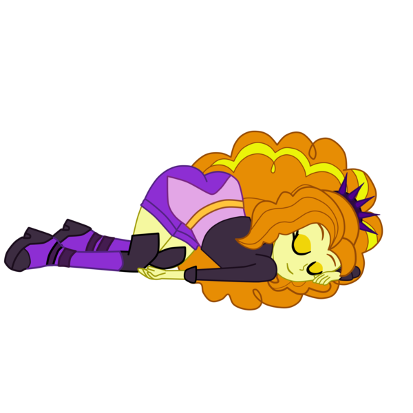 Size: 2952x2952 | Tagged: suggestive, artist:gmaplay, derpibooru import, adagio dazzle, equestria girls, equestria girls series, spoiler:eqg series (season 2), adagio dat-azzle, ass, ass up, butt, eyes closed, face down ass up, female, simple background, sleeping, slumped, smiling, solo, solo female, transparent background