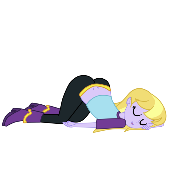 Size: 2952x2952 | Tagged: suggestive, artist:gmaplay, derpibooru import, lavender lace, equestria girls, ass, ass up, butt, eyes closed, face down ass up, female, lavender ass, midriff, simple background, sleeping, slumped, smiling, solo, solo female, transparent background