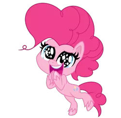 Size: 6200x6048 | Tagged: safe, artist:emeraldblast63, derpibooru import, pinkie pie, earth pony, pony, my little pony: pony life, chibi, cute, excited, g4, g4 to g4.5, simple background, sparkly eyes, transparent background, vector