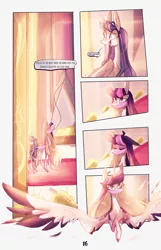 Size: 2465x3830 | Tagged: safe, artist:iheyyasyfox, derpibooru import, twilight sparkle, twilight sparkle (alicorn), oc, oc:stella alba nyx, alicorn, pony, comic:next gen:the adventures of stella, offspring, parent:flash sentry, parent:twilight sparkle, parents:flashlight