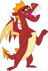 Size: 4000x5838 | Tagged: absurd resolution, alternate version, artist:melisareb, cute, derpibooru import, dragon, freckles, garble, gardorable, male, safe, simple background, solo, .svg available, sweet and smoky, transparent background, vector