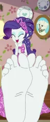 Size: 353x854 | Tagged: suggestive, artist:anthonygoody, derpibooru import, rarity, equestria girls, feet, fetish, foot fetish, solo, tickle fetish, tickling