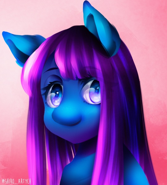 Size: 2899x3220 | Tagged: safe, artist:shiro_art, derpibooru import, anthro, pony, bust, portrait