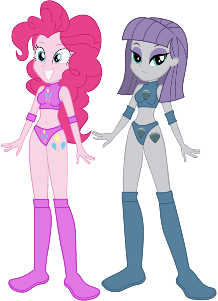 Size: 1182x1632 | Tagged: safe, artist:marcusvanngriffin, deleted from derpibooru, derpibooru import, maud pie, pinkie pie, equestria girls, female, pie sisters, pose, siblings, simple background, sisters, sports, tag team, transparent background, wrestler, wrestling