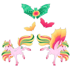 Size: 5300x5000 | Tagged: safe, artist:jackiebloom, derpibooru import, oc, bat pony, absurd resolution, hybrid wings, magical lesbian spawn, male, offspring, parent:fluttershy, parent:princess celestia, parents:flutterlestia, simple background, solo, stallion, transparent background, wings