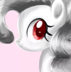 Size: 525x534 | Tagged: safe, artist:furrgroup, derpibooru import, pinkie pie, pony, albino pie, bust, portrait, solo