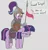 Size: 1240x1280 | Tagged: safe, artist:t72b, derpibooru import, starlight glimmer, twilight sparkle, twilight sparkle (alicorn), alicorn, pony, unicorn, annoyed, armor, cataphract, clothes, female, flag, floppy ears, helmet, historical roleplay starlight, hoof hold, mare, ponies riding ponies, riding, shield, spear, style emulation, twilight is not amused, unamused, weapon