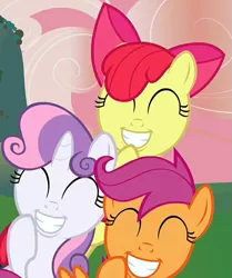 Size: 561x670 | Tagged: adorabloom, apple bloom, cropped, cute, cutealoo, cutie mark crusaders, derpibooru import, diasweetes, hearts and hooves day (episode), safe, scootaloo, screencap, sweetie belle