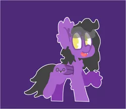 Size: 5760x5000 | Tagged: safe, artist:augen, derpibooru import, oc, oc:augen, bat pony, pony, bat pony oc, bat wings, cute, female, mare, owo, simple background, smiling, solo, wings