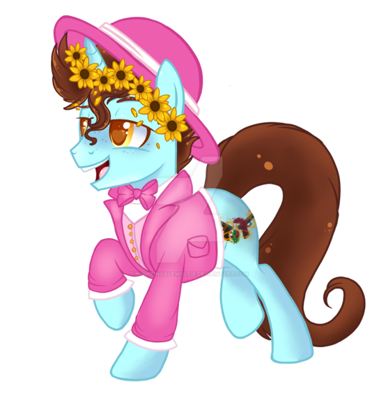 Size: 1920x2118 | Tagged: safe, artist:nightingalewolfie, derpibooru import, oc, oc:minty, unofficial characters only, pony, unicorn, clothes, hat, male, simple background, solo, stallion, suit, transparent background