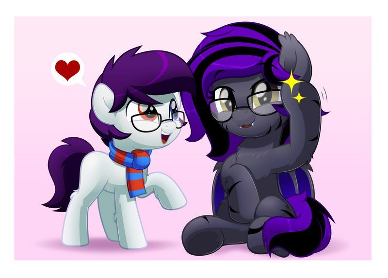 Size: 800x573 | Tagged: safe, artist:jhayarr23, derpibooru import, oc, unofficial characters only, bat pony, pony, clothes, colt, female, glasses, heterochromia, male, mare, scarf