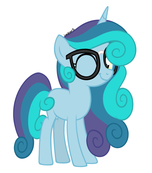 Size: 1325x1500 | Tagged: safe, artist:leaficun3, derpibooru import, oc, oc:everfree, pony, unicorn, female, glasses, one eye closed, simple background, solo, teenager, transparent background, wink