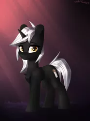 Size: 2000x2700 | Tagged: artist:shido-tara, derpibooru import, fallout equestria, fallout equestria: project horizons, fanfic art, light beams, looking at you, oc, oc:psalm, safe, simple background, unicon