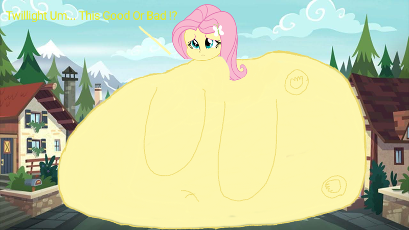 Size: 1280x720 | Tagged: artist needed, questionable, derpibooru import, fluttershy, human, equestria girls, 1000 hours in ms paint, belly, belly button, big belly, big breasts, breasts, chubby cheeks, engrish, fat, fattershy, featureless breasts, huge belly, huge breasts, image, immobile, impossibly large belly, kill it with fire, png