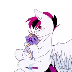 Size: 768x768 | Tagged: artist needed, cute, derpibooru import, oc, oc:razorwing, pegasus, plushie, safe, solo