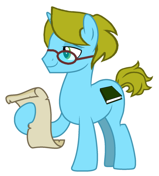 Size: 1262x1400 | Tagged: safe, artist:optimusv42, derpibooru import, oc, oc:optimus, unofficial characters only, pony, unicorn, glasses, ponysona, scroll, simple background, solo, transparent background