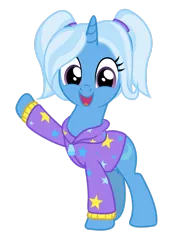 Size: 1920x2738 | Tagged: .ai available, alternate hairstyle, artist:mycaro, babysitter trixie, clothes, derpibooru import, hoodie, safe, simple background, solo, .svg available, transparent background, trixie, vector